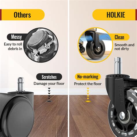 Office Chair Caster Wheels 11X22mm 10 Pack Pu Non Marking Wheels Holkieusa Office Chair Caster Wheels 11X22mm 10 Pack Pu Non Marking Wheels Holkieusa