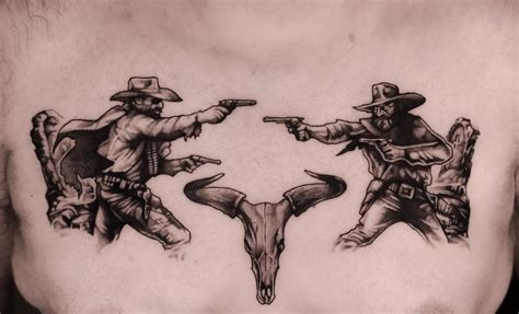 Old Western Tattoos Cowboys Wild West Art Tattoodo