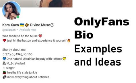 Onlyfans Bio Ideas 2025 Best Examples Amp Writing Tips Onlyfans Bio Ideas 2025 Best Examples Amp Writing Tips