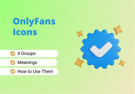 Onlyfans Icons Meaning Profile Messages Verification