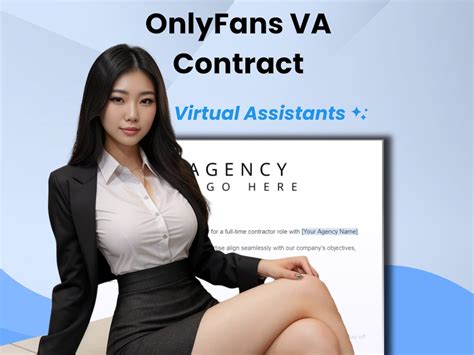 Onlyfans Virtual Assistant Contract Template Hire Onlyfans Vas With This Customizable