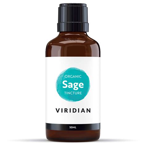 Organic Sage Tincture Viridian Nutrition Organic Sage Tincture Viridian Nutrition