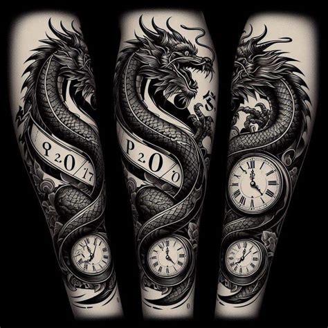 Oriental Dragon Tattoo Design For Arm Freelancer
