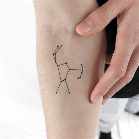 Orion Constellation Tattoo On The Bicep Tattoogrid Net