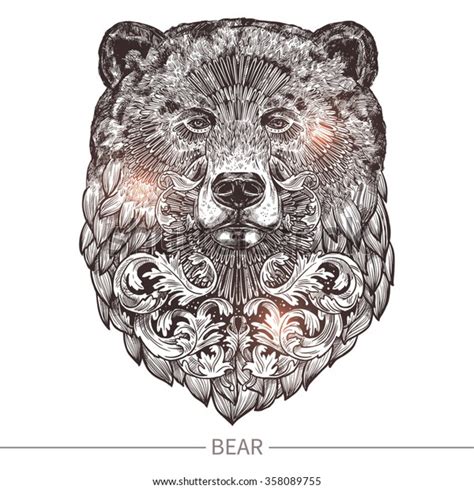 Ornamental Tattoo Bear Head Highly Detailed Stock Vector Royalty Free 358089755 Shutterstock Ornamental Tattoo Bear Head Highly Detailed Stock Vector Royalty Free 358089755 Shutterstock