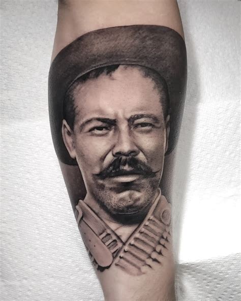 Panchovilla Francisco Villa Was Initially A Bandit Who Became A General In The Mexican Revolution Thank You Guys For Looking Falling Behind On My Messages But Ill Get To Them Soon Portraittattoo