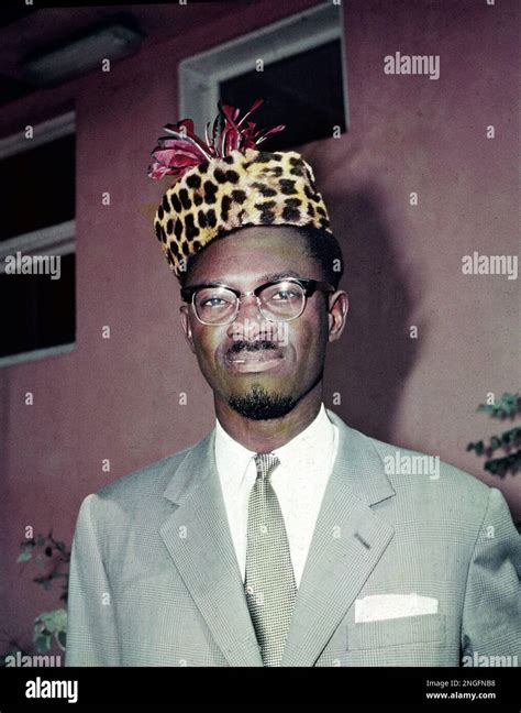 Patrice Lumumba The First Prime Minister Of The Republic Of Congo Wearing His Batetela Head Gear Is Shown On July 3 1960 Ap Photo Stock Photo Alamy