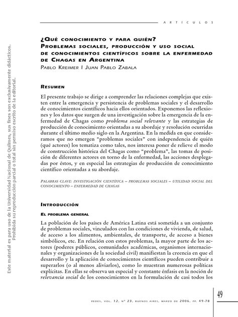 Pdf Kreimer Y Zabala Qu Conocimiento Y Para Qui N Dokumen Tips Pdf Kreimer Y Zabala Qu Conocimiento Y Para Qui N Dokumen Tips