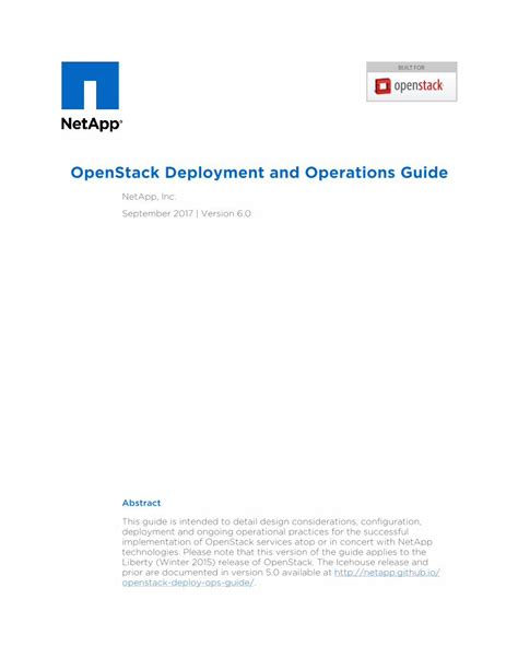 Pdf Openstack Deployment And Operations Guide Liberty Openstack Block Storage Project Pdf Openstack Deployment And Operations Guide Liberty Openstack Block Storage Project