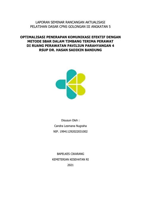 Penerapan Komunikasi Efektif Dgn Metode Sbar Dlm Timbangterima Perawat Diruang Paviliun By Repositori Perpustakaan Bapelkes Cikarang Issuu Penerapan Komunikasi Efektif Dgn Metode Sbar Dlm Timbangterima Perawat Diruang Paviliun By Repositori Perpustakaan Bapelkes Cikarang Issuu