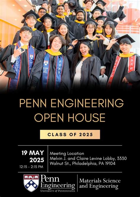 Penn Engineering Open House All Graduates And Their Guests Mse Blog