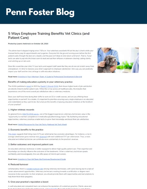 Penn Foster Veterinary Resource Center Penn Foster Veterinary Resource Center