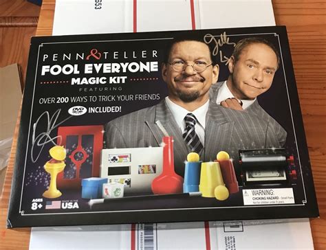 Penn Teller Signed Fool Everyone Complete Magic Kit Megarare 200 Tricks Dvd Penn Teller Signed Fool Everyone Complete Magic Kit Megarare 200 Tricks Dvd