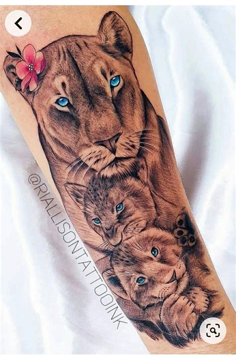 Pin By Nicholette Grech On Tattoo Lioness And Cub Tattoo Lion Tattoo Sleeves Lioness Tattoo