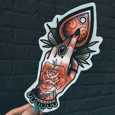 Pin By Queen Garner On Duality Tattoo Ideas Traditional Traditional Hand Tattoo Old Tattoos