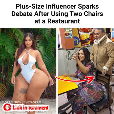 Plus Size Influencer Sparks Debate After Using Two Chairs At A Restaurant Now I Ve Seen Everything