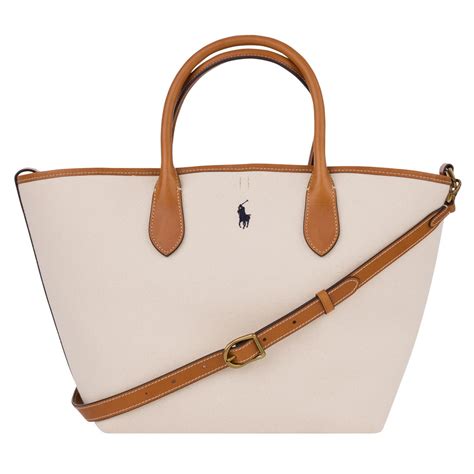 Polo Ralph Lauren Bellport Medium Canvas Tote Branded Collection House Polo Ralph Lauren Bellport Medium Canvas Tote Branded Collection House