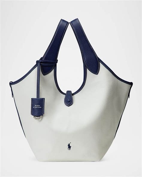 Polo Ralph Lauren Polo Play Canvas Tote Bag Neiman Marcus