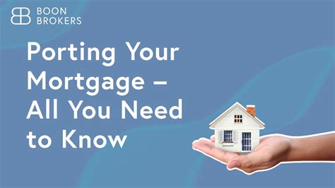 Porting Your Mortgage All You Need To Know Porting Your Mortgage All You Need To Know