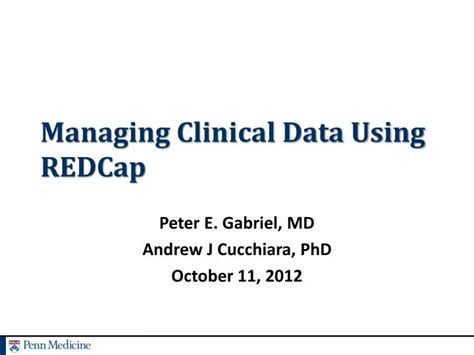 Ppt Managing Clinical Data Using Redcap Powerpoint Presentation Free Download Id 3078200 Ppt Managing Clinical Data Using Redcap Powerpoint Presentation Free Download Id 3078200