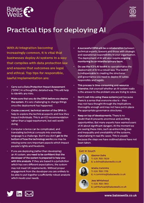 Practical Tips For Deploying Ai Bates Wells Jean Tsang Practical Tips For Deploying Ai Bates Wells Jean Tsang