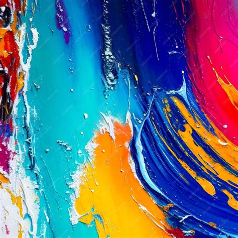 Premium Ai Image A Closeup Of A Vibrant Abstract Painting Aigenereted Premium Ai Image A Closeup Of A Vibrant Abstract Painting Aigenereted