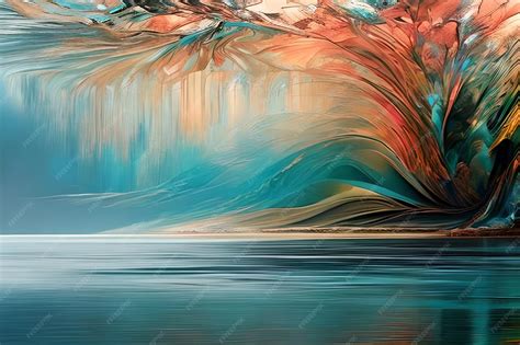 Premium Photo Contemporary Acrylic Painting Fine Art Illustration Of Abstract Natural Premium Photo Contemporary Acrylic Painting Fine Art Illustration Of Abstract Natural