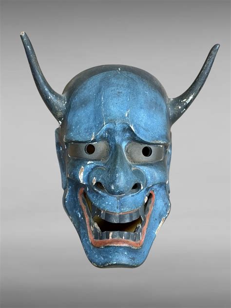 Proantic Noh Theater Mask Depicting Hannya Edo Period 1603 1868 Proantic Noh Theater Mask Depicting Hannya Edo Period 1603 1868