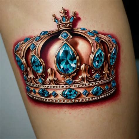 Queen With Crown Tattoo Realistic Portrait Tattoos Queen With Crown Tattoo Realistic Portrait Tattoos