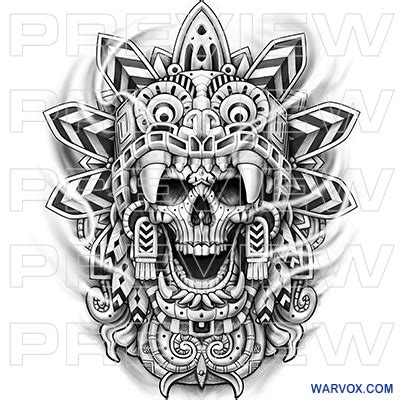 Quetzalcoatl Serpent God Skull Tattoo Aztec Tattoo Ideas Quetzalcoatl Serpent God Skull Tattoo Aztec Tattoo Ideas