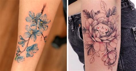 Quirky Flower Tattoos Quirky Flower Tattoos