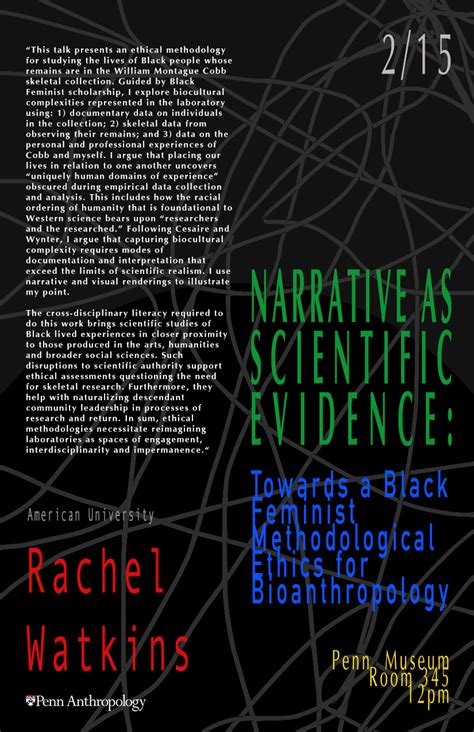 Rachel Watkins American University Scientific Annotation And Redaction Towards A Black