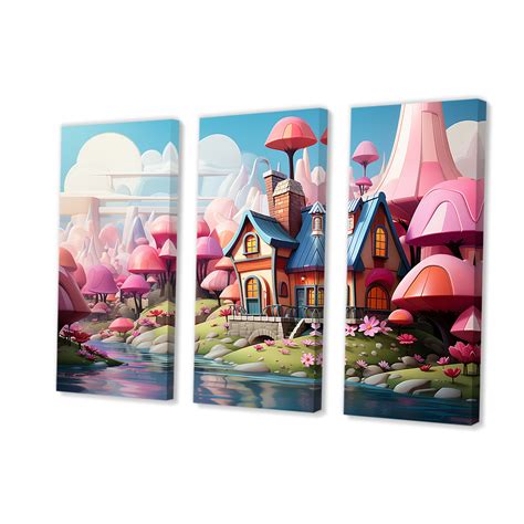 Red Barrel Studio Pink Cottage Garden Gateway 3 Landscape Wrapped Canvas Wall Art Wayfair Red Barrel Studio Pink Cottage Garden Gateway 3 Landscape Wrapped Canvas Wall Art Wayfair