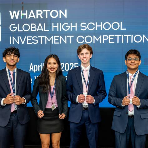 Registration For The 2024 2025 Global High School Investment Competition Is Open The Wharton Global High School Investment Competition Is A Free Experiential Investment Challenge For High School Students 9Th To 12Th