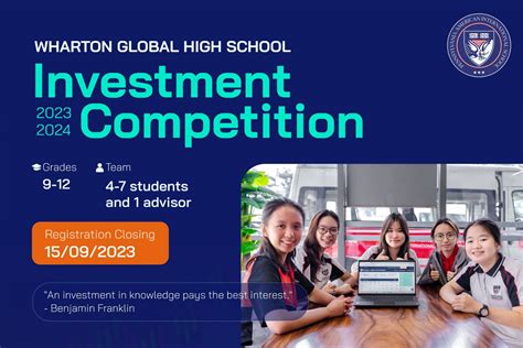 Registration For The 2024 Wharton Global Investment Competition Is Abo Uforse Education