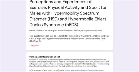 Research Project On Eds R Ehlersdanlos Research Project On Eds R Ehlersdanlos