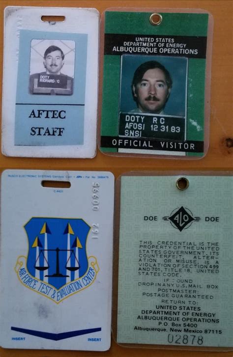 Rick Doty Area 51 Id Card Discussion R Area51 Rick Doty Area 51 Id Card Discussion R Area51