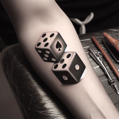 Rolling The Dice Unique And Meaningful Dice Tattoo Ideas Tattoo Inspired Apparel