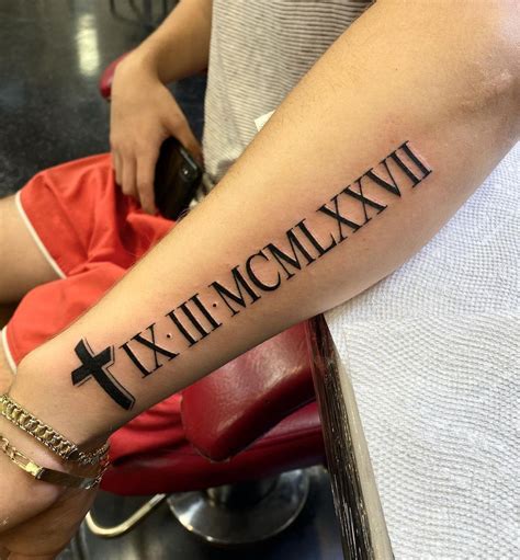 Roman Numeral Tattoo Designs For Men Roman Numeral Tattoo Designs For Men