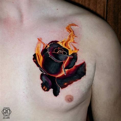 Rose Fire Tattoo Rose Fire Tattoo