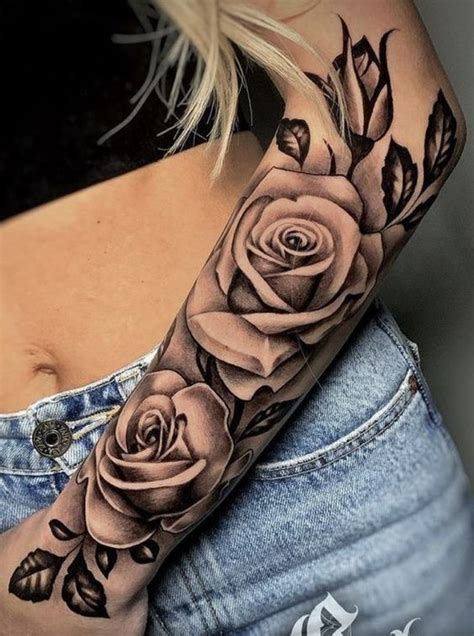 Rose Tattoos for Women Beauty