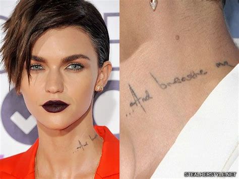 Ruby Rose S 48 Tattoos Meanings Steal Her Style Ruby Rose S 48 Tattoos Meanings Steal Her Style