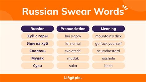 Russian Swear Words Arvi Fox