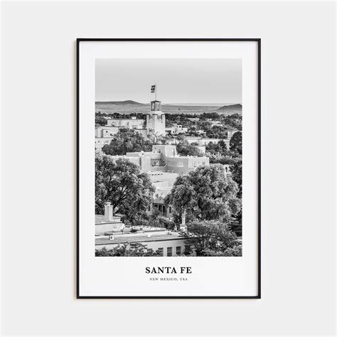 Santa Fe Poster Santa Fe Canvas Wall Art Santa Fe Print Etsy