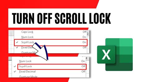 Scroll Lock In Excel How To Turn It Off And On Scroll Lock In Excel How To Turn It Off And On