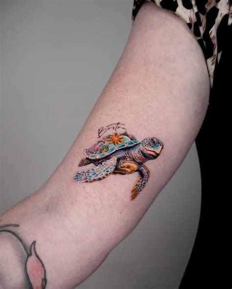 Sea Turtles Tattoo Ideas Bronctattooaus Com
