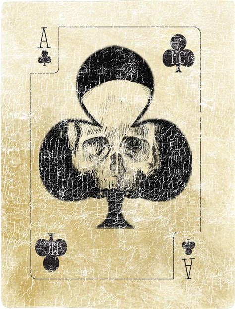 Seizer One Design Playing Cards Ace Of Clubs Playing Cards Art Card Tattoo Designs Card Tattoo