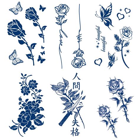 Semi Permanent Tattoos 6 Sheet 2 Weeks Long Last Waterproof Small Cute Tattoos Ebay Semi Permanent Tattoos 6 Sheet 2 Weeks Long Last Waterproof Small Cute Tattoos Ebay