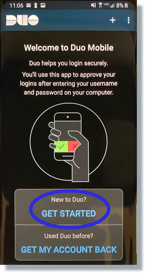 Setting Up Duo Mobile On A New Phone Division Of Finance It Services Portal