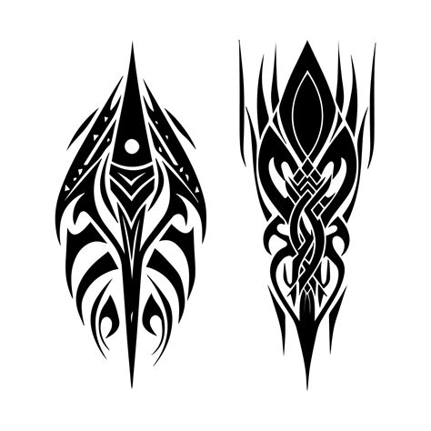 Simple Tribal Tattoo Design Black And White 56709772 Vector Art At Vecteezy Simple Tribal Tattoo Design Black And White 56709772 Vector Art At Vecteezy